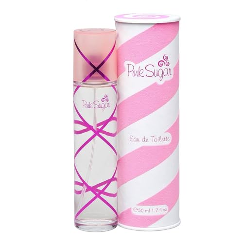 Pink Sugar Eau de Toilette Perfume for Women, Floral + Fruity Scent, Notes of Raspberry, Cotton Candy, and Vanilla, Sweet and Sensual Fragrance