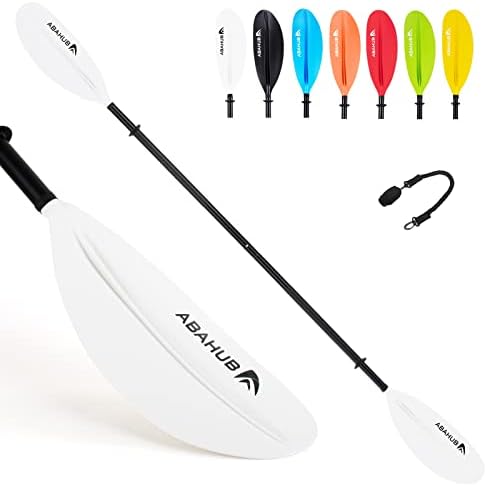 Abahub Kayak Paddle with Free Leash 220-240cm Kayaking Oars