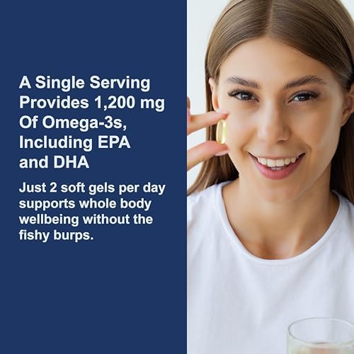 Carlson Super Omega-3 Gems, 1200 mg, Omega-3s, 50 Softgels | with EPA and DHA; Wild Caught Norwegian Fish Oil Supplement; Sustainably Sourced Fish Oil Capsules; Omega 3 Supplements