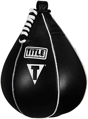 Title Boxing Super Speed Bag, Black, 7" x 10"
