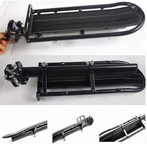ThreeH Retractable Bike Luggage Cargo Rack Aluminum Alloy Easy to Install | Aluminum Alloy, Bicycle Pannier Bag Holder, Easy to Install