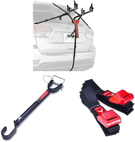 Allen Sports Ultra Compact Folding 1-Bike Trunk Mount Rack, Model MT1-B, Gray powder coated