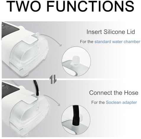 Water Chamber Adapter for ResMed AirSense 11 and AirCurve 11 Series Machines, Compatible with So Clean Water Tank Machines