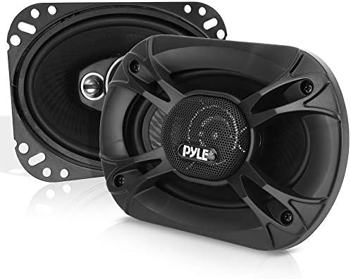 Pyle 3-Way Universal Car Stereo Speakers - 400W 6” x 8” Triaxial Loud Pro Audio Car Speaker Universal OEM Quick Replacement Component Speaker