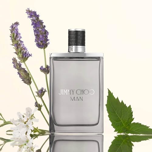 JIMMY CHOO - Man Eau de Toilette - Men's Fragrance - Aromatic Fougere Woody - With notes of Lavender, Pink Pepper & Patchouli