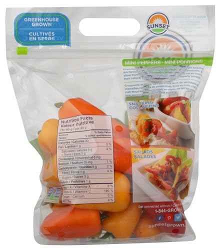Sunset Produce, Pepper Sweet, 24 Ounce