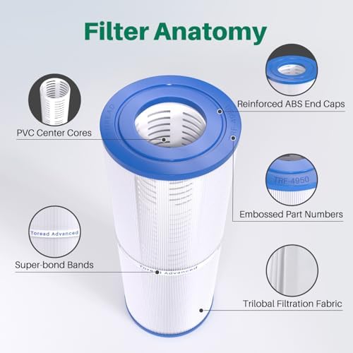 C-4950 Spa Filter Replaces Pleatco PRB50-IN, 373045, Jacuzzi J200, 2Pack
