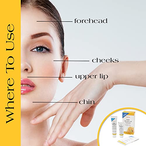 Gigi Hair Removal Cream, for the Face, and Calming Balm Set