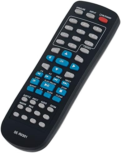 SE-R0301 Replace Remote Control SER0301 fit for Toshiba DVD Player SD-4100 | SD-4200 SD-4200KC SD-4200KU SD-K790KU SD-4100KU SD-4300 SD-4300KU