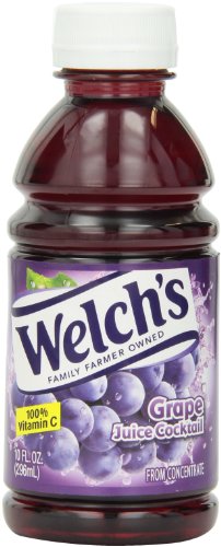 Welch's Juice 64oz Bottle (Pack of 4) Choose Flavor Below (Light Concord Grape Juice)