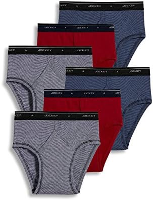 Jockey Classic Low Rise Brief- 6 Pack - 100% Cotton Underwear for Men