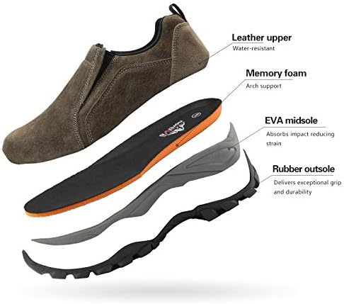 NORTIV 8 Men's Slip On Loafer Walking Shoes
