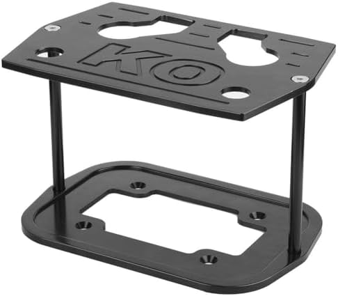 Aramox Stainless Steel Battery Tray for Group 34 & 78 Batteries - Red, Yellow & Blue Tops