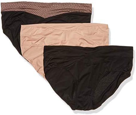 Warner's womens Blissful Benefits No Muffin Top 3 Pack Hipster Panties