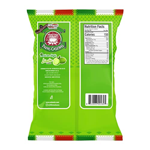 WINNUTS Jalapeño Chips Kettle Cooked (3 Pack, 5.6 oz Each) | Authentic Mexican Style Spicy Potatoes Chips | Homestyle "Papa Casera" for Parties