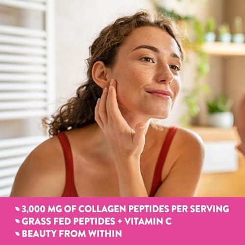 Nature's Truth Collagen Peptides | 90 Caplets | Type 1 and 3 with Vitamin C | Grass Fed, Non-GMO & Gluten Free Supplement