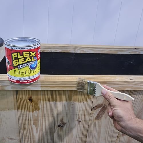Flex Seal Liquid, Rubber Coating Sealant, Waterproof, Flexible, Breathable, and UV Resistant, Roof Repair, Basements, RV, Campers, Trailers, Marine