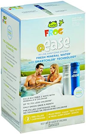 FROG @Ease in-Line Sanitizing System for Hot Tubs, for use in Marquis Spas, Caldera Spas, Artesian Spas and Hot Springs Spas up to 600 gallons