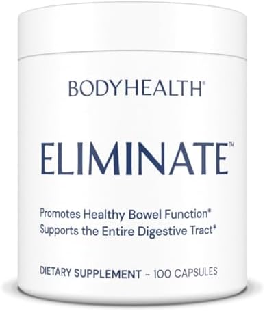 BodyHealth Intestinal Cleanse - Eliminate, Colon Cleanser Detox, Gentle Laxative Pills and Bowel Flush Constipation Relief for Adults