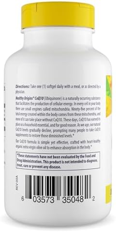 Healthy Origins CoQ10 200 mg, Kaneka Q10, 150 Softgels