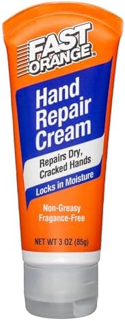 Fast Orange 25108 Pumice Lotion, Heavy Duty Hand Cleaner, Natural Citrus Scent, Waterless Cleaner For Mechanics, Strong Grease Fighter, 7.5 oz