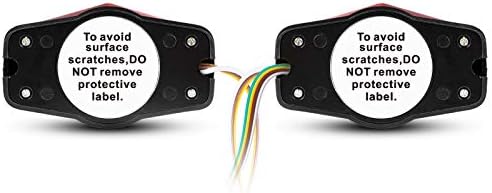 CZC AUTO 12V LED Magnetic Towing Light Kit for Boat Trailer RV Truck