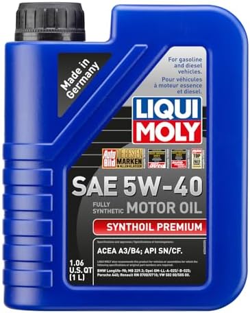 LIQUI MOLY Synthoil Premium SAE 5W-40 | 5 L | Fully synthetic engine oil | SKU: 2041