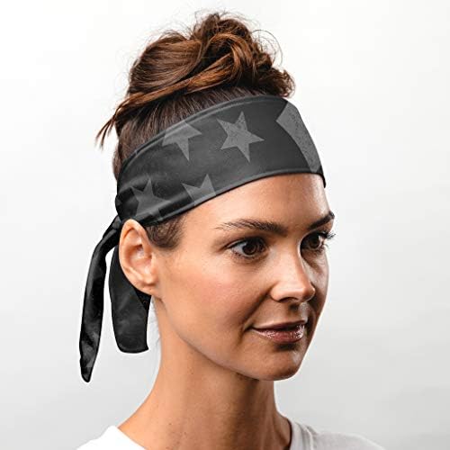 Suddora Country Flag Tie Headband with National Flag, Breathable Sweatband for National Sports Events, Non-Slip Fabric Sweatband for Soccer, Tennis