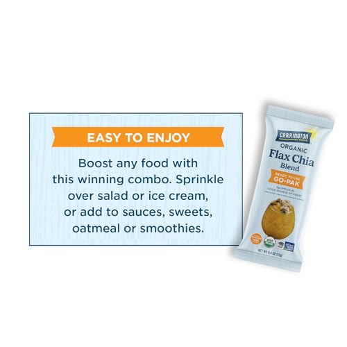 Carrington Farms Organic Milled Flax Seed 14 oz - Ground Flaxseed for Smoothies, Oatmeal, Baking & Vegan Egg Substitute | Omega-3, Fiber & Lignans | Vegan, Non-GMO, Gluten-Free