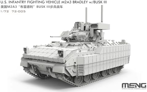 MENG 1/72 Scale U.S. Infantry Fighting Vehicle M2A3 Bradley w/BUSK III Model Kit