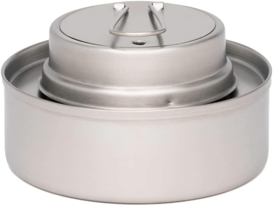 The Pathfinder School Stainless Steel Alcohol Camp Cooking Pack Stove
