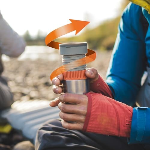 WACACO Pipamoka Portable Coffee Maker, Coffee brewer, All-in-one Vacuum Pressured，Insulated Travel Mug, Hand Powered and Filter Pressure Brewer