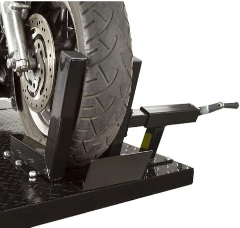 Black Widow Motorcycle Lift Table Pneumatic Compressed Air 1,000 lb