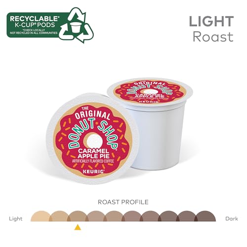 The Original Donut Shop Caramel Apple Pie Coffee, Keurig K-Cup Pod, Light Roast, 24 Count