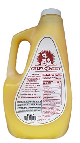 Chef's Quality: Liquid Butter Alternative 1 Gallon (2 Pack)