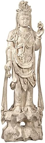 Design Toscano Neolithic Style Gaia Earth Mother Woman Indoor/Outdoor Garden Statue, 40 inches tall, Cast Stone Resin, Rough Stone Finish