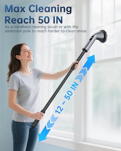 Electric Spin Scrubber, IPX7 Waterproof 2-Speed