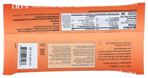 Lily's Sweets, 32% Cocoa Chocolate Salted Caramel Flavor Baking Chips, 9 Ounce