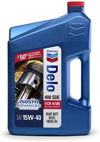 Delo 400 XSP SAE Heavy Duty Synthetic Diesel Engine Oil 5W-40, 1 Gallon, Pack of 1