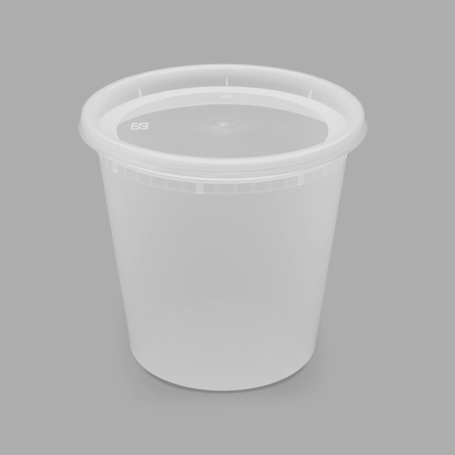Karat [32oz - 240 ct] Clear PP Injection Molded Round Deli Containers with Lids (FP-IMDC32-PP)