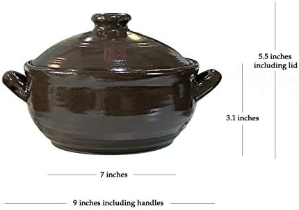 Korean Earthenware Clay Hot Pot (1400ml)