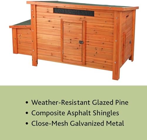 TRIXIE Pet Products Chicken Coop, 59 x 30.75 x 32.25 inches