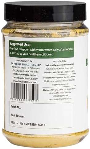 bixa BOTANICAL Bibhitaki Powder, Terminalia Belerica, Baheda, 200 Grams | 100% Pure Vibheetaki Herb Powder, Ayurvedic Herbal Supplement, 7 OZ, Gluten Free, Non GMO, Steam Treated, Vegan, Botanical