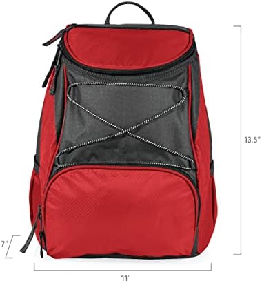 Picnic TIME Coca-Cola Emoji PTX Backpack Cooler, Soft Cooler Backpack, Insulated Lunch Bag, (Red with Gray Accents)