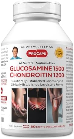 ANDREW LESSMAN Glucosamine 1500 Chondroitin 1200-75 Capsules