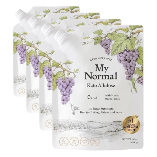 My Normal Keto Allulose Syrup - 1:1 Sugar Substitute, Zero Calorie 17.10 oz