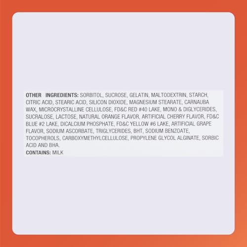 Rugby Children’s Chewable Multivitamin Tablets - Dietary Supplement - Assorted Fruit Flavors - Animal Shapes - 250 Count (1 Pack)