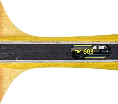 Butterfly B603FL Ping Pong Paddle Set | 1 Table Tennis Racket | 1 Ping Pong Paddle Case| Tournament Butterfly Ping Pong Paddles | High Speed & Spin