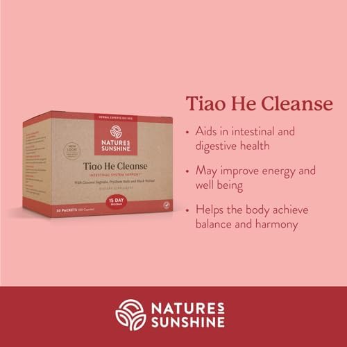 Nature's Sunshine Tiao He Herbal Cleanse | Cleanse and Detox the Colon and Liver with Traditional Chinese Herbs