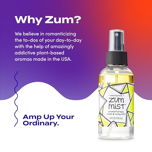 Zum Indigo Wild Mist Room & Body Spray - Aromatherapy Essential Oil Spray - Natural Body Mist & Room Spray - Sea Salt Scent - 4 fl oz